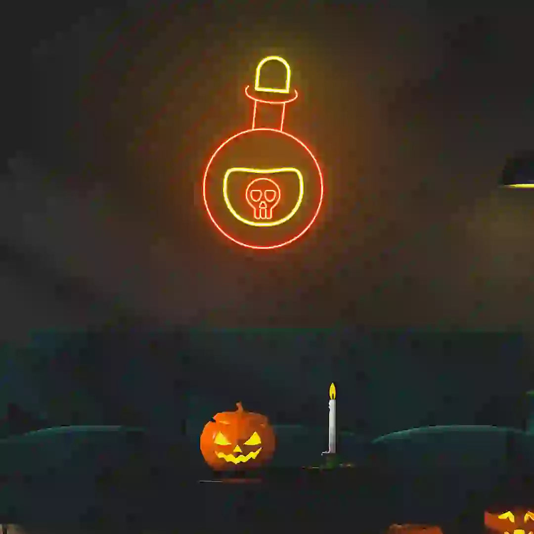 Poison Potion Neon Sign | Red