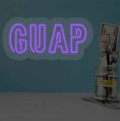 GUAP Neon Sign | Purple