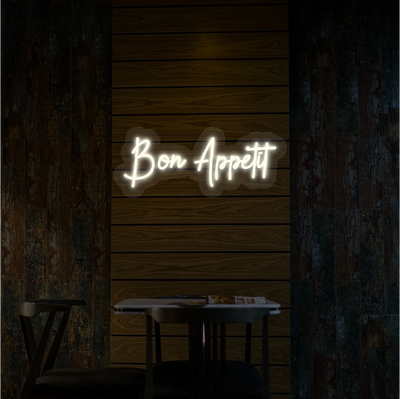Bon Appetit Neon Sign | Warmwhite