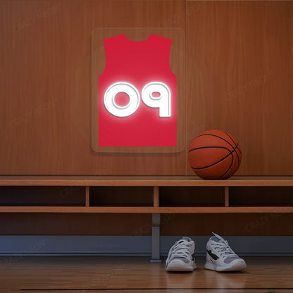 Portland Henderson 00 Jersey Basketball Neon Artwork