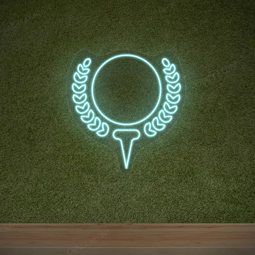 Golf Ball Neon Sign | Iceblue