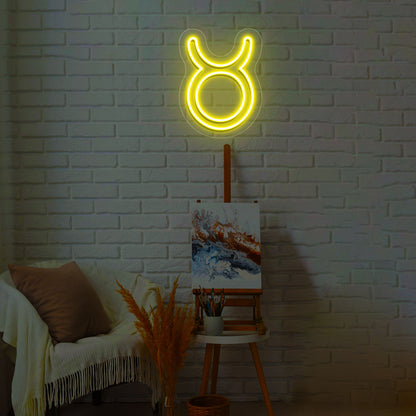 Taurus Zodiac Neon Sign | CNUS013362 | Yellow