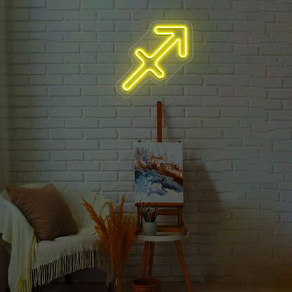 Sagittarius Zodiac Neon Sign | CNUS013522 | Yellow