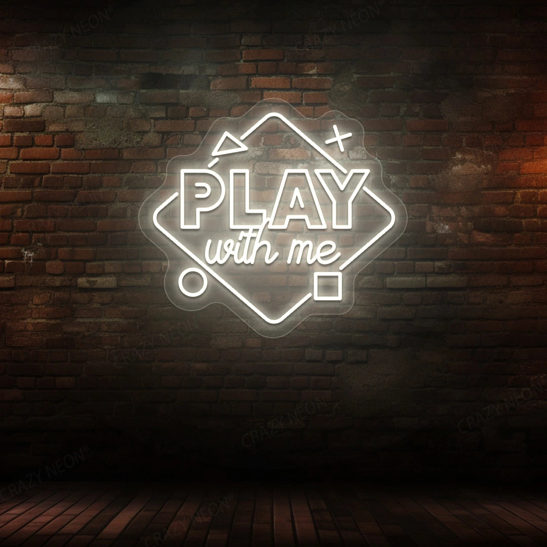 Play With Me Neon Sign | Warmwhite