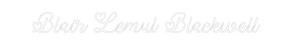 CN LED NEON: Blair Lemul B...