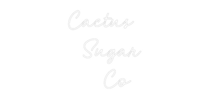 CN LED NEON: Cactus 
 Sug...