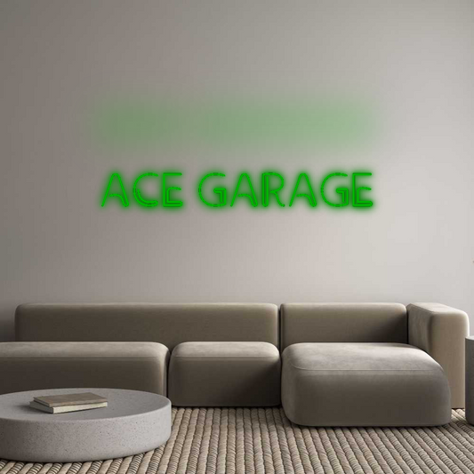 CN LED NEON: ACE GARAGE