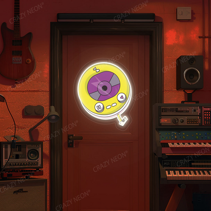 Vintage Music Neon Artwork | Warmwhite