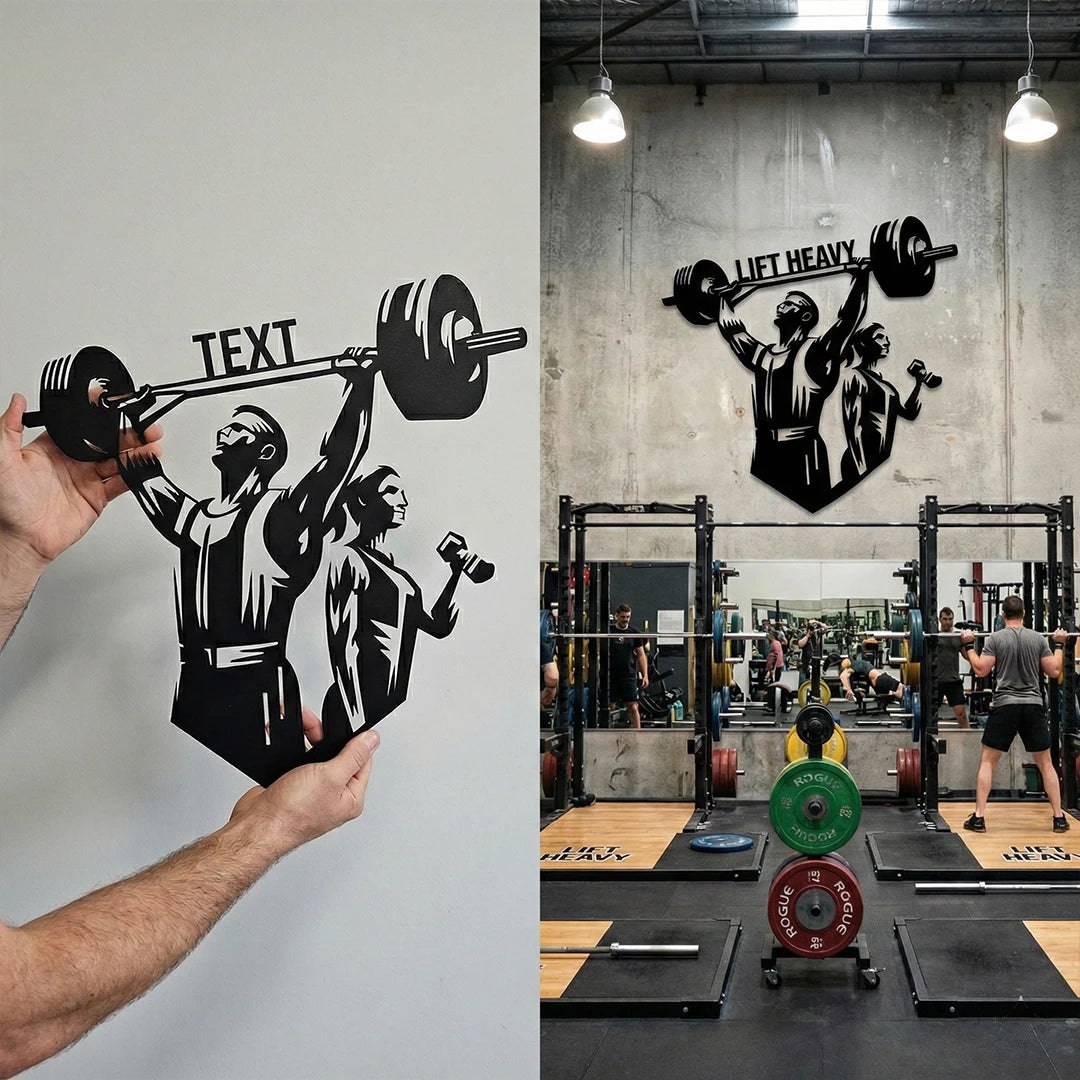 Custom Metal Gym Sign