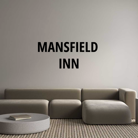 CN Acrylic Letter: MANSFIELD 
INN