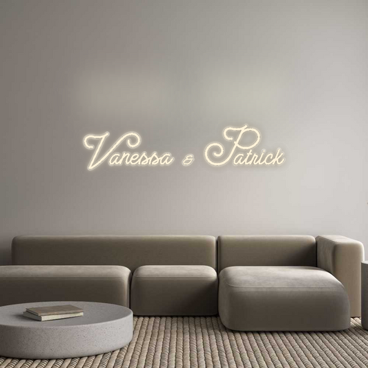 CN LED NEON: Vanessa & Pat...