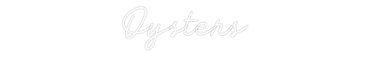 CN LED NEON: Oysters