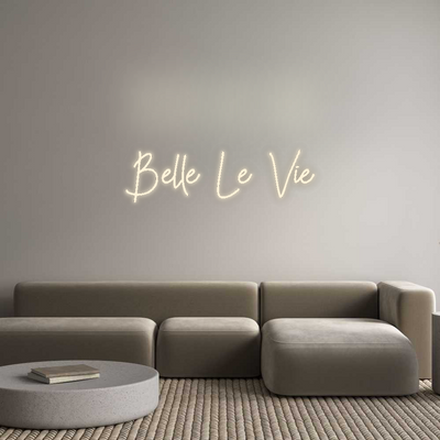 CN LED NEON: Belle Le Vie