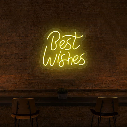 Best Wishes Neon Sign