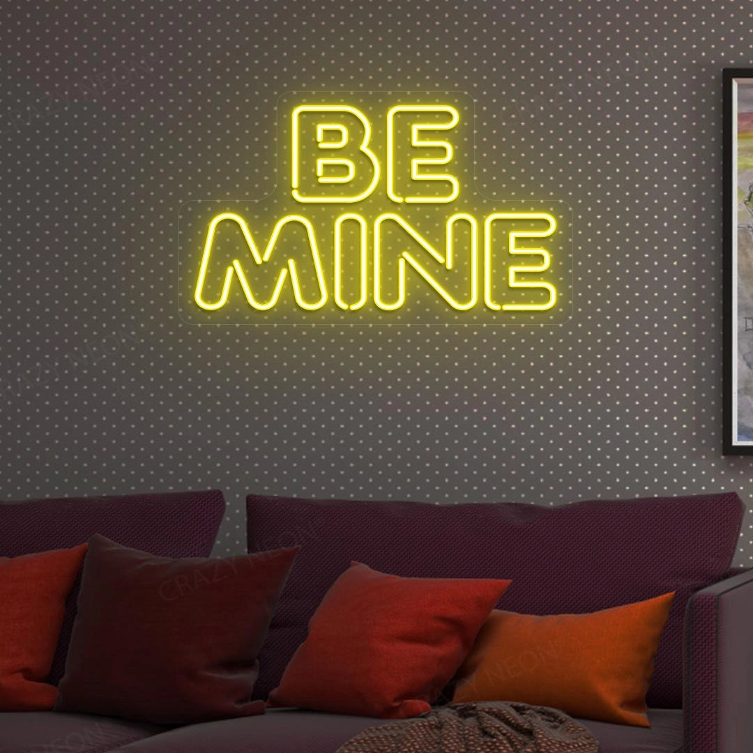 Be Mine Sign Valentine Led Neon Sign