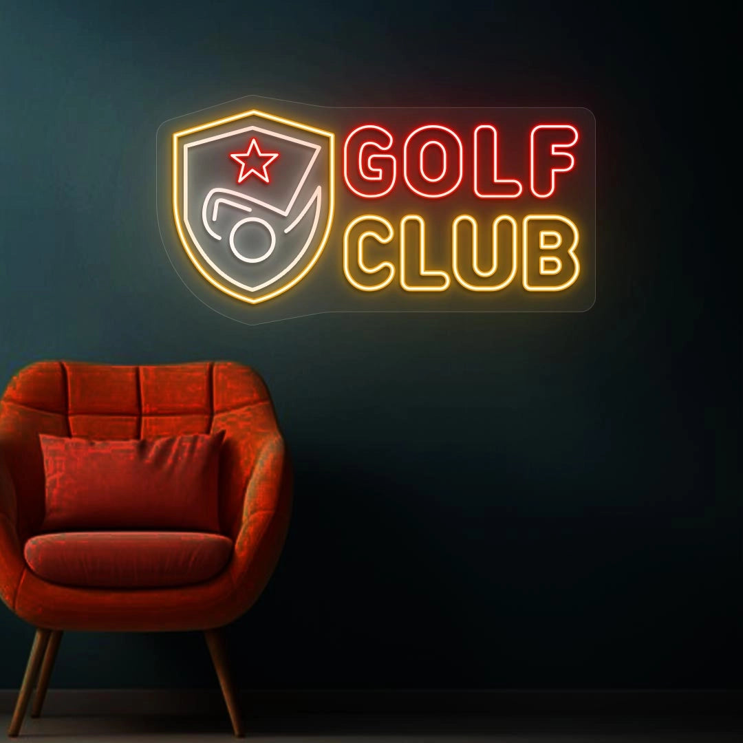 Golf Club Neon Sign