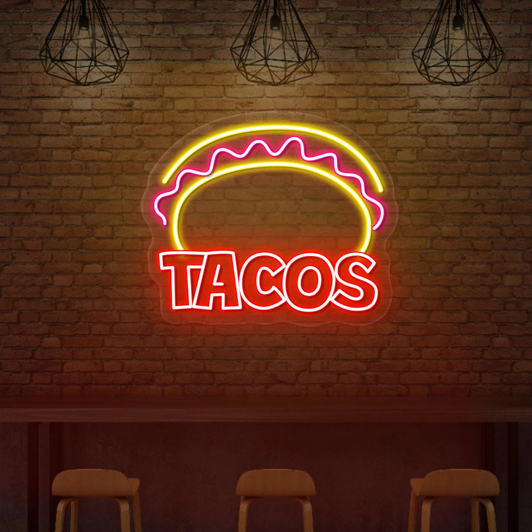 Mexican Taco Led Neon Sign