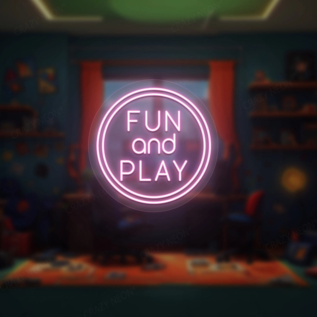 Fun n Play Neon Sign | Pink