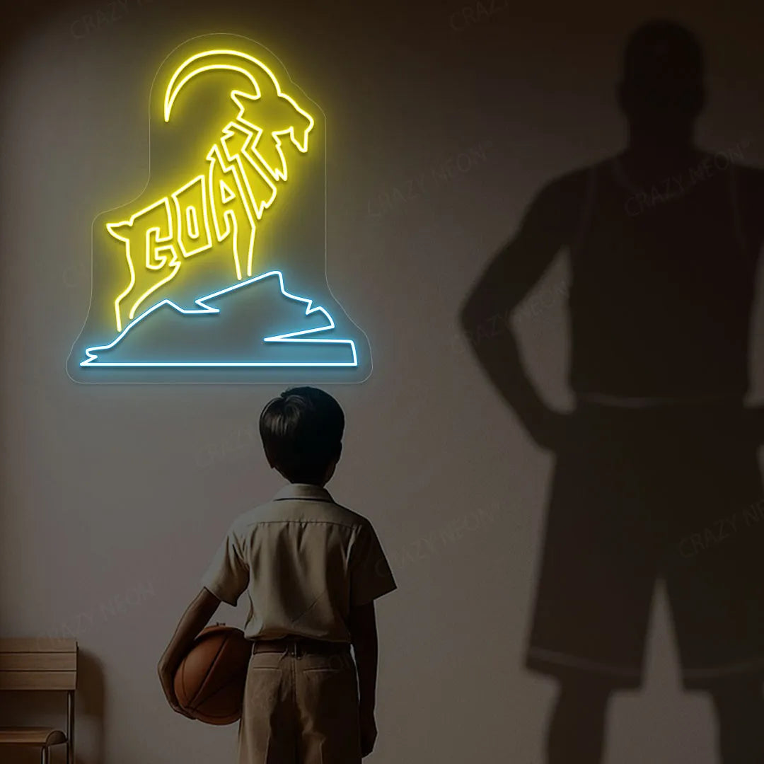 GOAT Neon Sign | yellow