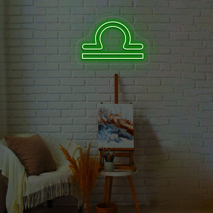 Libra Zodiac Neon Sign | CNUS013682 | Green