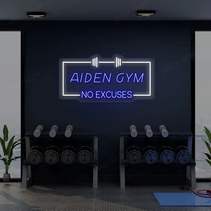 Personalized Gym Neon Sign