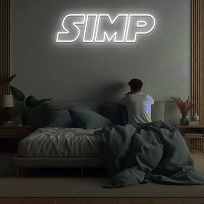 SIMP Neon Sign | Warmwhite