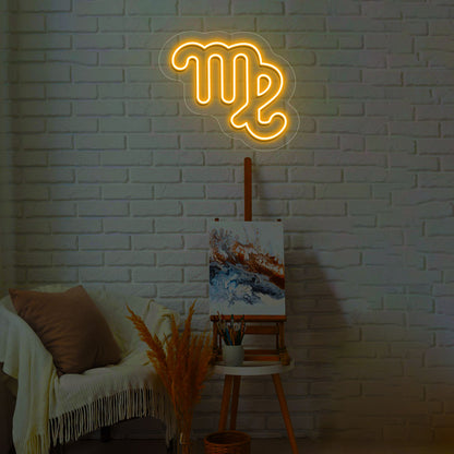 Virgo Zodiac Neon Sign | CNUS013282 | Orange