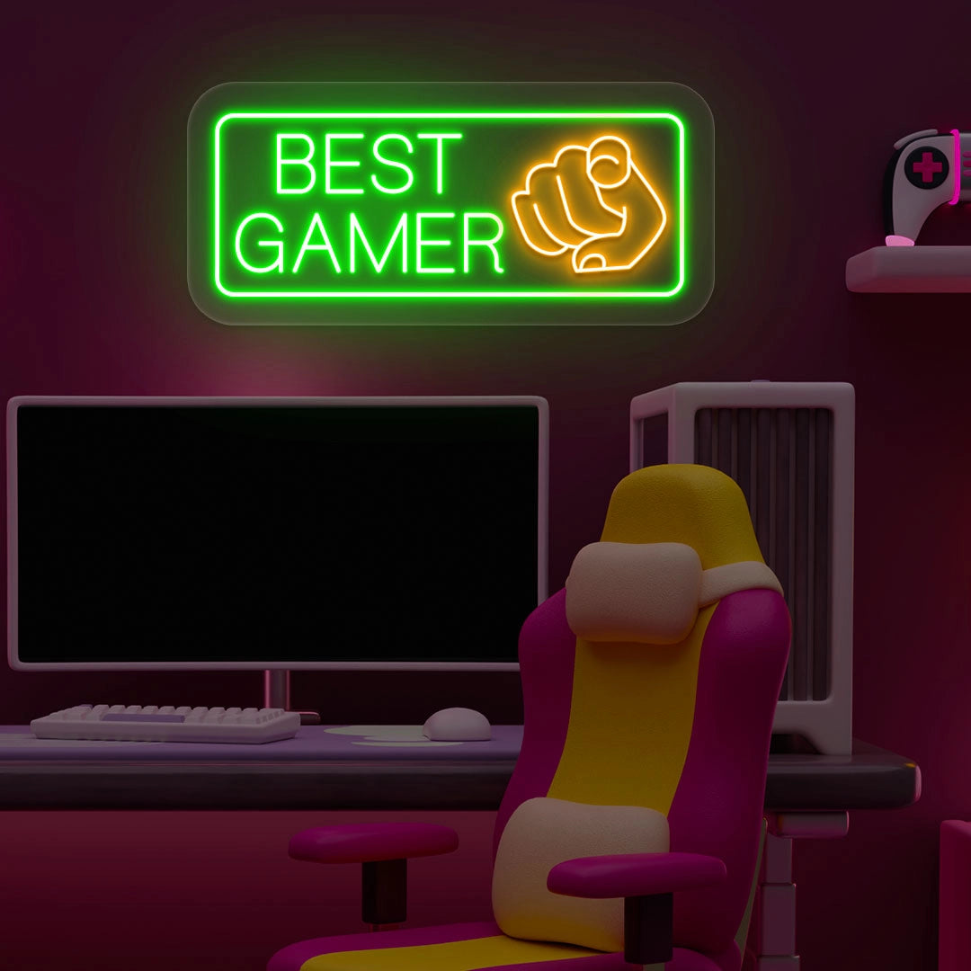 Best Gamer Neon Sign | Green