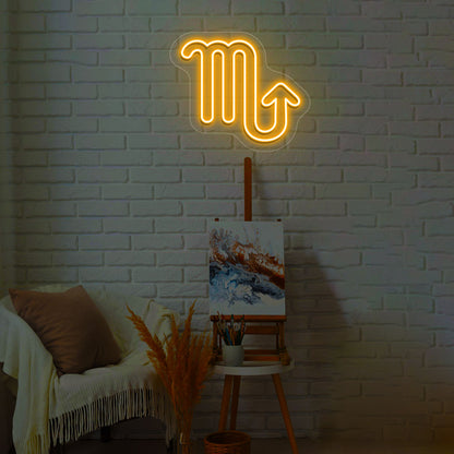 Scorpio Zodiac Neon Sign | CNUS013442 | Orange