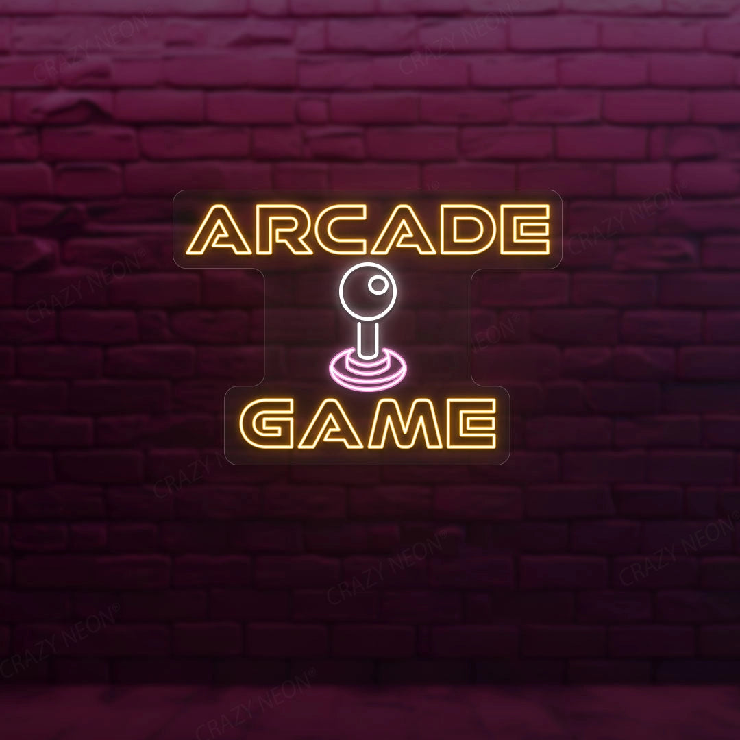 Arcade Game Neon Sign