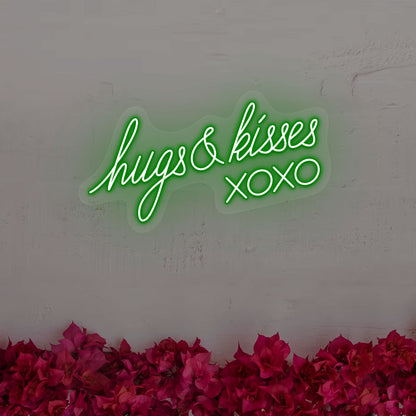 Hugs And Kisses Xoxo Neon Sign