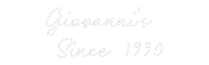 CN LED NEON: Giovanni’s 
...