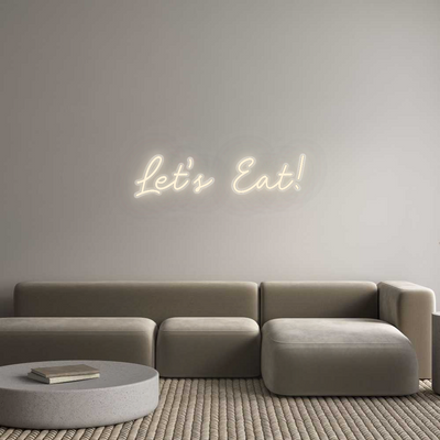 CN LED NEON: Let's Eat!