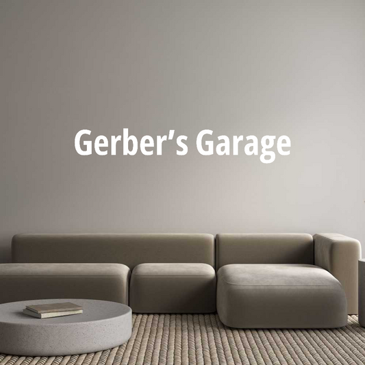 CN Acrylic Letter: Gerber’s Garage