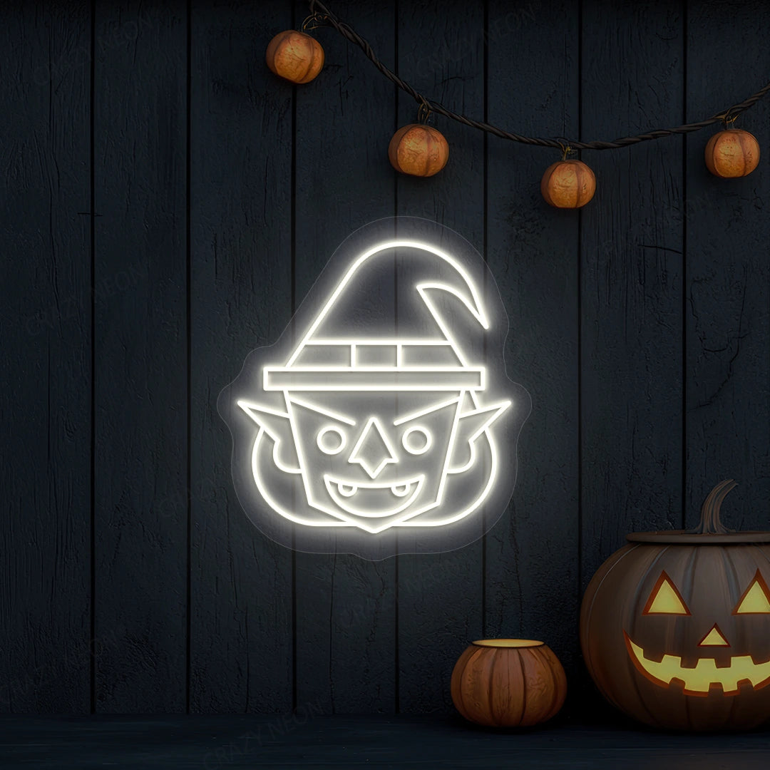 Vampire Witch Neon Sign | Warmwhite