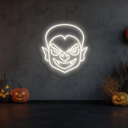 Haunted Vampire Neon Sign | Warmwhite