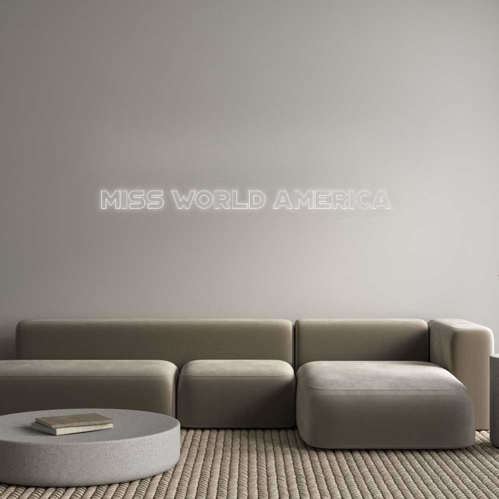 CN LED NEON: Miss World Am...