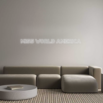 CN LED NEON: Miss World Am...