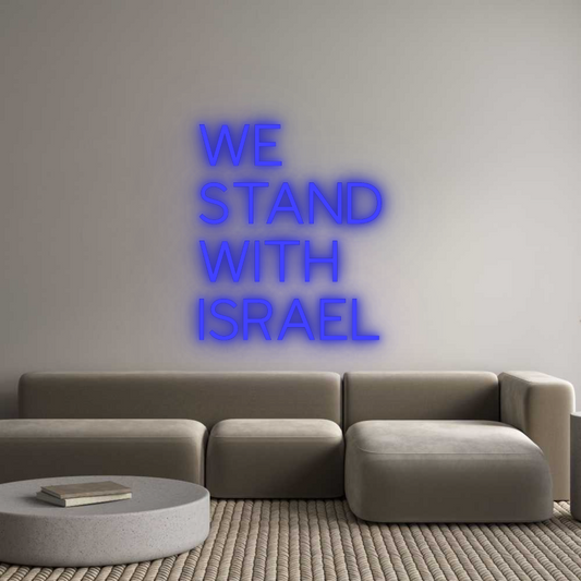 CN LED NEON: WE 
STAND
W...