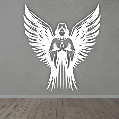 Fairy Metal Wall Art in White colour