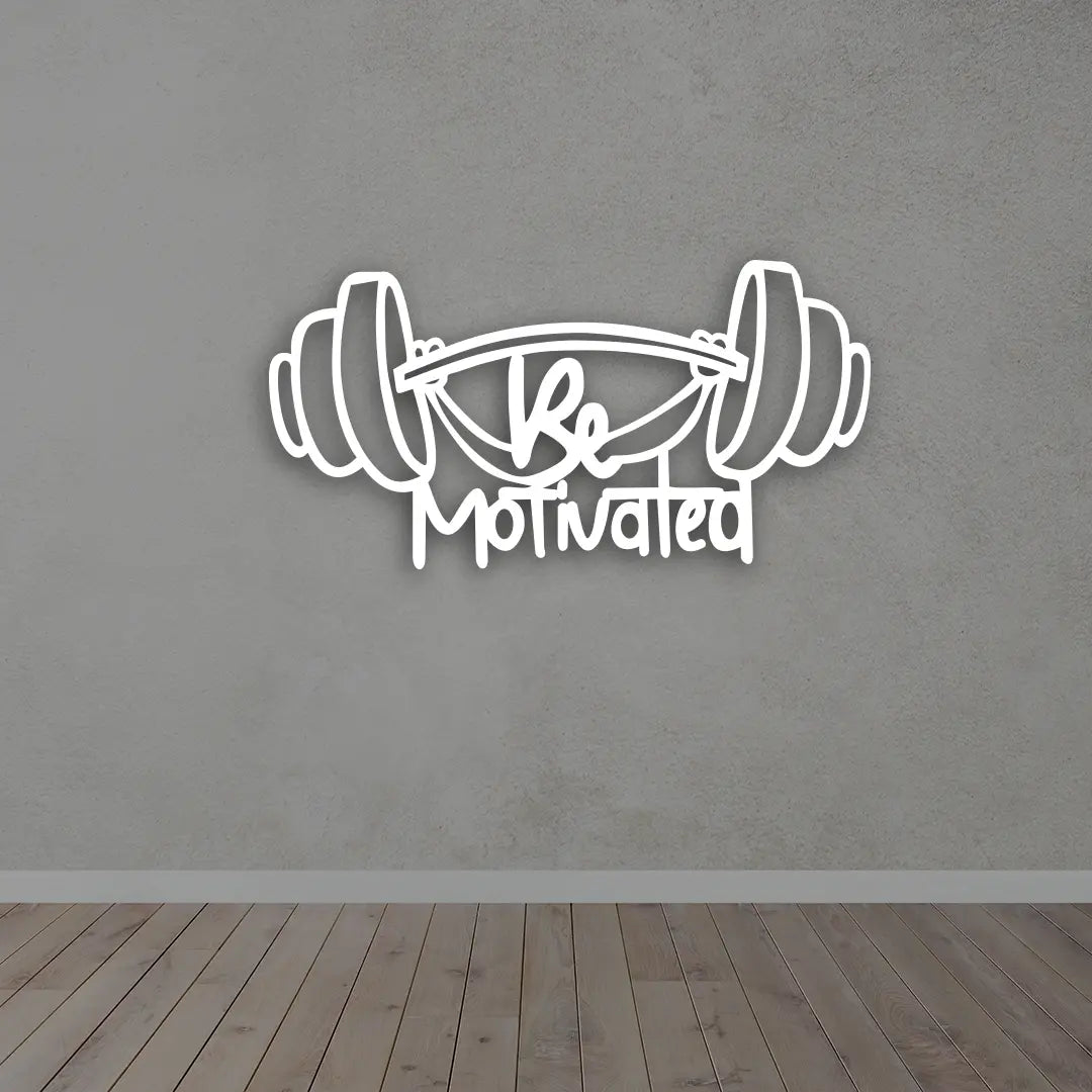 Motivated Gym Metal Sign