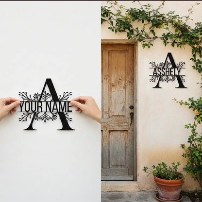 Custom Metal Name Sign