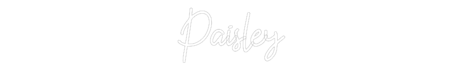 CN LED NEON: Paisley