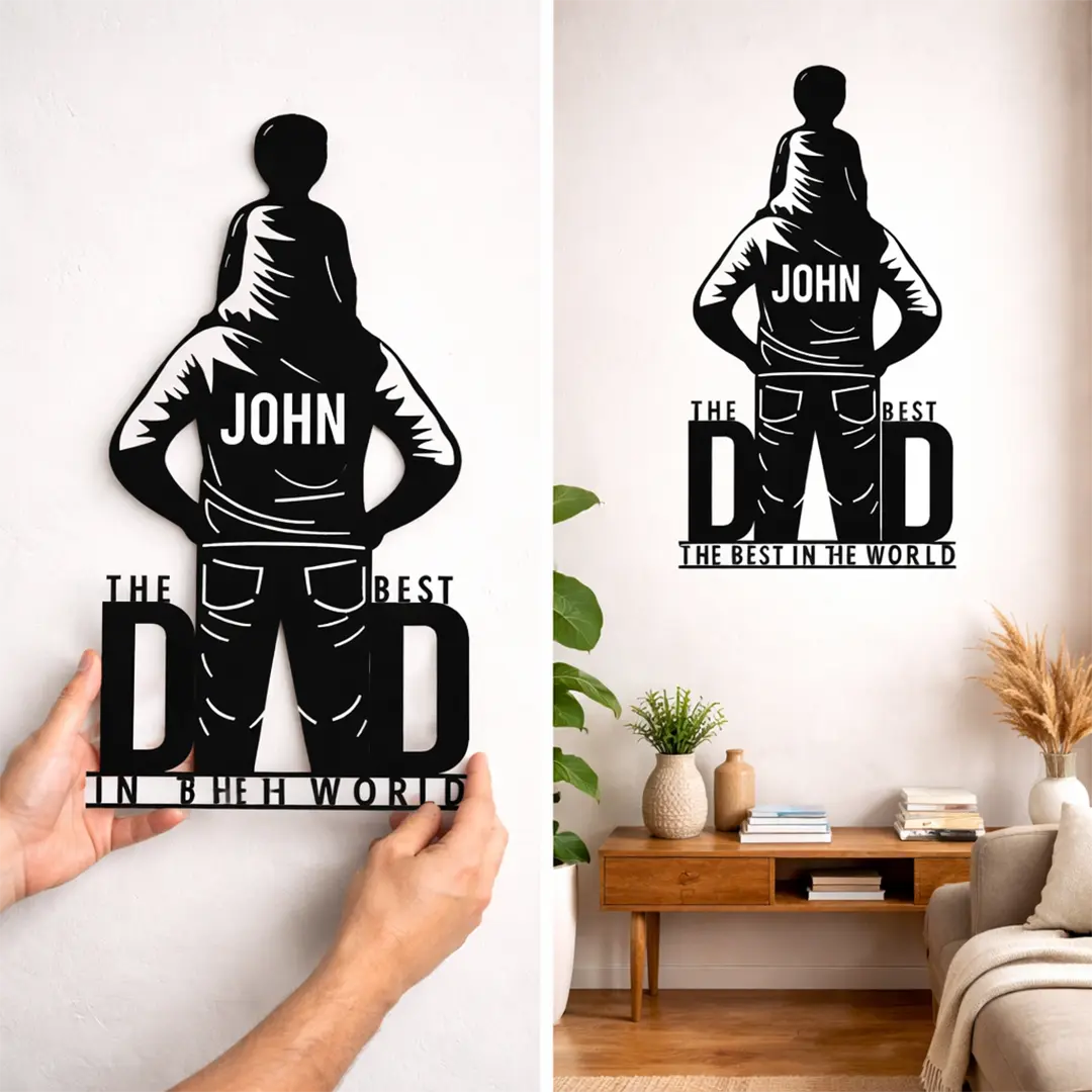 The Best Dad In The World - Personalized Gifts for Boy Dad