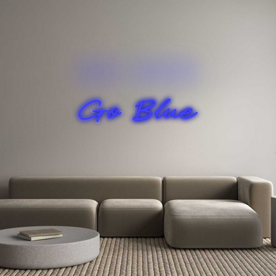 CN LED NEON: Go Blue