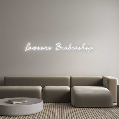 CN LED NEON: Lawsons Barbe...