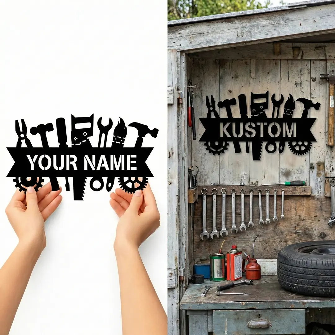 Custom Metal Garage Signs