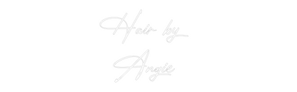 CN LED NEON: Hair by 
Ang...
