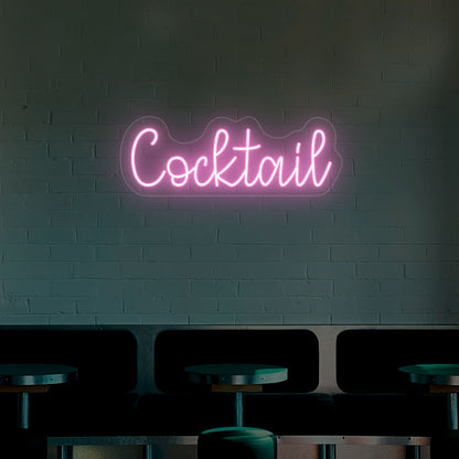 Crazy Cocktail Neon Sign | Pink