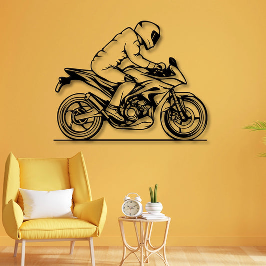 Motorcycle Metal Wall Sign